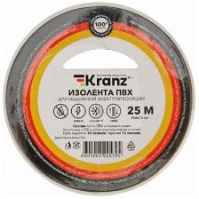 Изолента Kranz ПВХ, 0.13х19 мм, 25 м, белая Изолента Kranz ПВХ, 0.13х19 мм, 25 м, белая