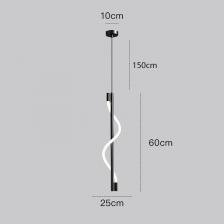 Подвесной светильник Tinlaibor спиральный Подвесной светильник Tinlaibor спиральный