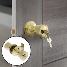 Защелка 1203, с ключом, цвет золото Защелка 1203, с ключом, цвет золото