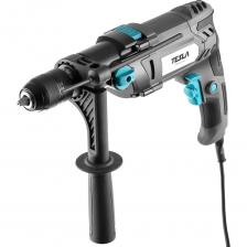 Ударная дрель Дрель ударная Tesla TD1100С 1100Вт, 13мм 0-3000/0-1100об/мин, две скорости, мет патрон в коробке 843193 Ударная дрель Дрель ударная Tesla TD1100С 1100Вт, 13мм 0-3000/0-1100об/мин, две скорости, мет патрон в коробке 843193