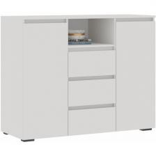 Комод Woodville Элла КМ 01 белый / белый арт.547968 Комод Woodville Элла КМ 01 белый / белый арт.547968