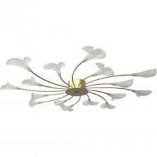 Люстра ЭкономСвет в стиле модерн 11120/16GD WT представляет собой накладной светильник, который гармонично впишется в современный интерьер. Она оснащена шестнадцатью лампами с цоколем G4, что обеспечивает мощное освещение на площади до 10 м?. Люстра выполнена в бело-золотой цветовой гамме, что придаёт ей элегантный вид. Арматура из металла и глянцевые молочные плафоны из стекла создают стильный акцент. Диаметр и длина люстры составляют 84 см, а высота — 11,5 см, что позволяет ей органично вписаться в пространство. Уровень защиты IP20 делает её подходящей для использования в сухих помещениях. Люстра ЭкономСвет в стиле модерн 11120/16GD WT представляет собой накладной светильник, который гармонично впишется в современный интерьер. Она оснащена шестнадцатью лампами с цоколем G4, что обеспечивает мощное освещение на площади до 10 м?. Люстра выполнена в бело-золотой цветовой гамме, что придаёт ей элегантный вид. Арматура из металла и глянцевые молочные плафоны из стекла создают стильный акцент. Диаметр и длина люстры составляют 84 см, а высота — 11,5 см, что позволяет ей органично вписаться в пространство. Уровень защиты IP20 делает её подходящей для использования в сухих помещениях.