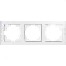 Рамка на 3 поста (белый) Stekker Катрин 39256 Рамка на 3 поста (белый) Stekker Катрин 39256
