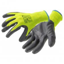 Перчатки Vechte - Защита, Комфорт и Экономия в Каждой Паре (12 пар)Рабочие перчатки Vechte от HOEGERT TECHNIK - это надежная защита для ваших рук, разработанная для широкого спектра работ. В упаковке содержится 12 пар, что делает это предложение выгодным и практичным. Эти перчатки сочетают в себе прочность, гибкость и тактильную чувствительность, обеспечивая комфорт и безопасность на рабочем месте.Преимущества:Надежная защита рук: Соответствуют стандартам EN ISO 21420 и EN 388 (3121X), обеспечивая высокую степень защиты от истирания и разрывов.Улучшенный захват: Гофрированное нитриловое покрытие на ладони и пальцах гарантирует отличный захват, даже в условиях, когда инструменты или детали могут быть скользкими.Превосходная тактильная чувствительность: Тонкий слой нитрила обеспечивает высокую чувствительность пальцев, что позволяет выполнять точные и деликатные работы.Комфорт при длительном использовании: Полиэфирный трикотаж обеспечивает хорошую вентиляцию и комфорт даже при продолжительном ношении.Надежная фиксация: Застежка на запястье плотно фиксирует перчатку на руке.Экономичная упаковка: Наличие 12 пар в упаковке обеспечивает экономию и позволяет всегда иметь под рукой запасной комплект.Перчатки HOEGERT TECHNIK Vechte – это практичное и надежное решение для тех, кто ценит безопасность, комфорт и экономию при выполнении рабочих задач. Перчатки Vechte - Защита, Комфорт и Экономия в Каждой Паре (12 пар)Рабочие перчатки Vechte от HOEGERT TECHNIK - это надежная защита для ваших рук, разработанная для широкого спектра работ. В упаковке содержится 12 пар, что делает это предложение выгодным и практичным. Эти перчатки сочетают в себе прочность, гибкость и тактильную чувствительность, обеспечивая комфорт и безопасность на рабочем месте.Преимущества:Надежная защита рук: Соответствуют стандартам EN ISO 21420 и EN 388 (3121X), обеспечивая высокую степень защиты от истирания и разрывов.Улучшенный захват: Гофрированное нитриловое покрытие на ладони и пальцах гарантирует отличный захват, даже в условиях, когда инструменты или детали могут быть скользкими.Превосходная тактильная чувствительность: Тонкий слой нитрила обеспечивает высокую чувствительность пальцев, что позволяет выполнять точные и деликатные работы.Комфорт при длительном использовании: Полиэфирный трикотаж обеспечивает хорошую вентиляцию и комфорт даже при продолжительном ношении.Надежная фиксация: Застежка на запястье плотно фиксирует перчатку на руке.Экономичная упаковка: Наличие 12 пар в упаковке обеспечивает экономию и позволяет всегда иметь под рукой запасной комплект.Перчатки HOEGERT TECHNIK Vechte – это практичное и надежное решение для тех, кто ценит безопасность, комфорт и экономию при выполнении рабочих задач.