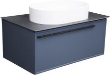 Тумба под раковину La Fenice Elba Blu Grigio 80 FNC-01-ELB-BG-80 синий матовый Тумба под раковину La Fenice Elba Blu Grigio 80 FNC-01-ELB-BG-80 синий матовый