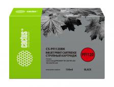 Картридж струйный Cactus CS-PFI120BK черный (130мл) для Canon imagePROGRAF TM-200/TM-205/TM-300/TM-305 (CS-PFI120BK0 Картридж струйный Cactus CS-PFI120BK черный (130мл) для Canon imagePROGRAF TM-200/TM-205/TM-300/TM-305 (CS-PFI120BK0