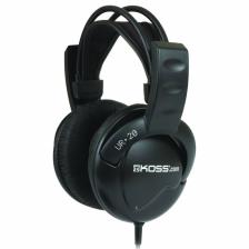 Наушники KOSS UR20, мониторные наушники с проводом, длина шнура 2.4м, частотный диапазон 30 - 20000 Наушники KOSS UR20, мониторные наушники с проводом, длина шнура 2.4м, частотный диапазон 30 - 20000