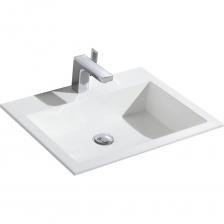 Раковина из искусственного камня VINCEA цвет белый VCB-13600W Раковина из искусственного камня VINCEA цвет белый VCB-13600W