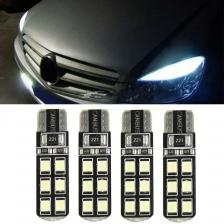 4 шт. ошибка для бровей и век лампочка T10-12SMD-2835 светодиодная для светодиодов Mercedes-Benz W204 C300 C350 аксессуары для автомобильного освещения 4 шт. ошибка для бровей и век лампочка T10-12SMD-2835 светодиодная для светодиодов Mercedes-Benz W204 C300 C350 аксессуары для автомобильного освещения