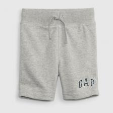 Шорты-Бермуды из французского трикотажа с логотипом Gap, серый Шорты-Бермуды из французского трикотажа с логотипом Gap, серый