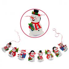 растяжка Веселые Снеговики 21х300см бумага растяжка Веселые Снеговики 21х300см бумага