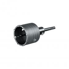 Коронка твердосплавная предназначена для ударного сверления перфораторами SDS-plus неармированного бетона, кирпича, камня. Применяется для сверления сквозных отверстий под водопроводные трубы, электрические кабели и другие коммуникации. Изготовлена из инструментальной стали марки 40Х.Имеет твердосплавные напайки из карбида вольфрама марки ВК-8 твердостью 89-91HRA и центрующее сверло с плоской твердосплавной напайкой. Для извлечения керна необходимо использовать пикообразное зубило.Внимание, изображение товара может отличаться от реального! Верные параметры указаны в технических характеристиках товара. Коронка твердосплавная предназначена для ударного сверления перфораторами SDS-plus неармированного бетона, кирпича, камня. Применяется для сверления сквозных отверстий под водопроводные трубы, электрические кабели и другие коммуникации. Изготовлена из инструментальной стали марки 40Х.Имеет твердосплавные напайки из карбида вольфрама марки ВК-8 твердостью 89-91HRA и центрующее сверло с плоской твердосплавной напайкой. Для извлечения керна необходимо использовать пикообразное зубило.Внимание, изображение товара может отличаться от реального! Верные параметры указаны в технических характеристиках товара.