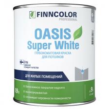 краска в/д FINNCOLOR Oasis Super White для потолка 0,9л белая, арт.700001263 краска в/д FINNCOLOR Oasis Super White для потолка 0,9л белая, арт.700001263