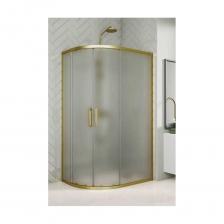 Душевой уголок GuteWetter GWMPKB018RB 115x95x200 см, цвет фурнитуры бронзовый, цвет стекла матовый, стекло закаленное 6 мм, открывание двери левое/правое 4698032688912 Душевой уголок GuteWetter GWMPKB018RB 115x95x200 см, цвет фурнитуры бронзовый, цвет стекла матовый, стекло закаленное 6 мм, открывание двери левое/правое 4698032688912