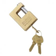 замок MSM латунный П-образный с перфоключами 90мм замок MSM латунный П-образный с перфоключами 90мм