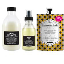 Набор для всех типов волос: шампунь, 280 мл + масло, 135 мл + восстанавливающая маска, 50 мл Davines Oi oil Набор для всех типов волос: шампунь, 280 мл + масло, 135 мл + восстанавливающая маска, 50 мл Davines Oi oil