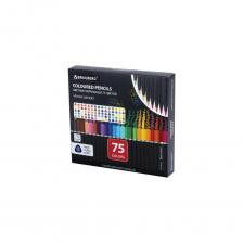 Трехгранные цветные карандаши BRAUBERG BLACK WOOD в стильном матовом корпусе из черного дерева обеспечивают гладкое письмо благодаря супермягкому грифелю. Особое качество красящего пигмента придаёт цветам насыщенность и яркость.Набор состоит из 75 ярких и насыщенных цветов, которые позволят передать практически любой желаемый оттенок.Рисуйте легко и с удовольствием благодаря эргономичной трехгранной форме корпуса карандашей. Мягкая древесина ценных пород обеспечивает легкую и плавную заточку. Тактильно приятный матовый корпус имеет цветовое обозначение грифеля на кончике карандаша. Грифель диаметром 3 мм обладает повышенной прочностью, насыщенностью цвета и мягкостью письма. Карандаши заточены и упакованы в картонную упаковку.Использование цветных карандашей BRAUBERG BLACK WOOD способствует развитию творческого мышления, мелкой моторики рук, цветового восприятия, фантазии и воображения ребенка. Наполняйте жизнь вдохновением, а цветные карандаши BRAUBERG BLACK WOOD станут вашими незаменимыми помощниками. Трехгранные цветные карандаши BRAUBERG BLACK WOOD в стильном матовом корпусе из черного дерева обеспечивают гладкое письмо благодаря супермягкому грифелю. Особое качество красящего пигмента придаёт цветам насыщенность и яркость.Набор состоит из 75 ярких и насыщенных цветов, которые позволят передать практически любой желаемый оттенок.Рисуйте легко и с удовольствием благодаря эргономичной трехгранной форме корпуса карандашей. Мягкая древесина ценных пород обеспечивает легкую и плавную заточку. Тактильно приятный матовый корпус имеет цветовое обозначение грифеля на кончике карандаша. Грифель диаметром 3 мм обладает повышенной прочностью, насыщенностью цвета и мягкостью письма. Карандаши заточены и упакованы в картонную упаковку.Использование цветных карандашей BRAUBERG BLACK WOOD способствует развитию творческого мышления, мелкой моторики рук, цветового восприятия, фантазии и воображения ребенка. Наполняйте жизнь вдохновением, а цветные карандаши BRAUBERG BLACK WOOD станут вашими незаменимыми помощниками.