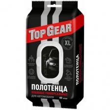 Полотенца влажные автомобильные XL TOP GEAR 60шт Полотенца влажные автомобильные XL TOP GEAR 60шт
