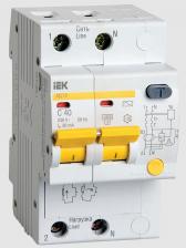IEK Дифференциальный автомат АД12М 2Р С40 30мА MAD12-2-040-C-030 1 шт IEK Дифференциальный автомат АД12М 2Р С40 30мА MAD12-2-040-C-030 1 шт