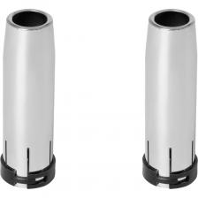 Профессиональные расходные материалы для MIG-сварки — надёжность, точность, долговечность. EVERGUN M36 — это серия профессиональных расходных частей для полуавтоматических сварочных горелок, предназначенная для работы в условиях высокой нагрузки. Набор STE0072 включает в себя два цилиндрических сопла диаметром 16 мм, совместимых с горелками MIG 36 и аналогами от других производителей. Рекомендуется для: MIG/MAG сварки в среде защитных газов Работы с горелками MIG 36 и аналогами Полуавтоматов отечественных и зарубежных брендов Работ с высоким объемом сварки Заменяемые элементы в горелках при плановом обслуживании Профессиональные расходные материалы для MIG-сварки — надёжность, точность, долговечность. EVERGUN M36 — это серия профессиональных расходных частей для полуавтоматических сварочных горелок, предназначенная для работы в условиях высокой нагрузки. Набор STE0072 включает в себя два цилиндрических сопла диаметром 16 мм, совместимых с горелками MIG 36 и аналогами от других производителей. Рекомендуется для: MIG/MAG сварки в среде защитных газов Работы с горелками MIG 36 и аналогами Полуавтоматов отечественных и зарубежных брендов Работ с высоким объемом сварки Заменяемые элементы в горелках при плановом обслуживании