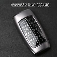для чехла брелока Genesis Soft TPU Автомобильный чехол для ключей для Hyundai GV80 GV90 G70 G80 G80 G90 GV70 8 кнопок аксессуары для чехла брелока Genesis Soft TPU Автомобильный чехол для ключей для Hyundai GV80 GV90 G70 G80 G80 G90 GV70 8 кнопок аксессуары