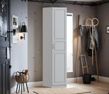 Шкаф однодверный Макс 500 мм, вариант №3 (ЛДСП/МДФ) Шкаф однодверный Макс 500 мм, вариант №3 (ЛДСП/МДФ)