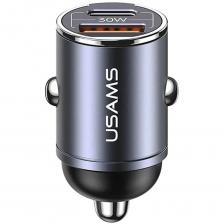 Автомобильное зарядное устройство Usams US-CC206 PD30W (CC206CC01) серый Автомобильное зарядное устройство Usams US-CC206 PD30W (CC206CC01) серый