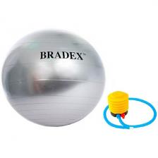 Мяч для фитнеса антивзрыв Bradex 85 см с насосом Мяч для фитнеса антивзрыв Bradex 85 см с насосом