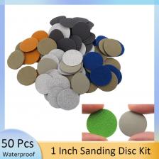 50 шт., 1 дюйм, набор водонепроницаемой наждачной бумаги, влажная и сухая, зернистость 80-10000, вращающийся инструмент с крючком и петлей, Dremel, автомобильный для деревообработки, полировки 50 шт., 1 дюйм, набор водонепроницаемой наждачной бумаги, влажная и сухая, зернистость 80-10000, вращающийся инструмент с крючком и петлей, Dremel, автомобильный для деревообработки, полировки