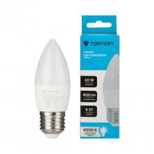 Светодиодная лампа Topfort E27, 10W, 4000K, свеча 1885110 является аналогом лампы накаливания в 60 Ватт. Матированное покрытие колбы позволяет рассеивать свет максимально приятно для восприятия глазом человека. Области применения: Бытовое использование: потолочные, настенные, настольные светильники, люстры и бра. Коммерческое освещение: мебельные салоны, салоны красоты, столовые, кафе, рестораны, фитнес-центры и т.д. Светодиодная лампа Topfort E27, 10W, 4000K, свеча 1885110 является аналогом лампы накаливания в 60 Ватт. Матированное покрытие колбы позволяет рассеивать свет максимально приятно для восприятия глазом человека. Области применения: Бытовое использование: потолочные, настенные, настольные светильники, люстры и бра. Коммерческое освещение: мебельные салоны, салоны красоты, столовые, кафе, рестораны, фитнес-центры и т.д.