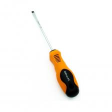 Отвертка предназначена для работ с крепежом в процессе ремонтных и монтажных работ. Стержень отвертки выполнен из высококачественной хромованадиевой стали, что обеспечивает прочность и долговечность. Двухкомпонентная обрезиненная ручка отличается продуманной эргономикой, что делает инструмент удобным в использовании. Стержень оснащён намагниченным наконечником, что позволяет удобно работать с любым крепёжным элементом. Отвертка предназначена для работ с крепежом в процессе ремонтных и монтажных работ. Стержень отвертки выполнен из высококачественной хромованадиевой стали, что обеспечивает прочность и долговечность. Двухкомпонентная обрезиненная ручка отличается продуманной эргономикой, что делает инструмент удобным в использовании. Стержень оснащён намагниченным наконечником, что позволяет удобно работать с любым крепёжным элементом.