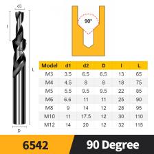 Ступенчатое сверло Counterbore M35 Кобальт/HSS 90/180 градусов M3-M10 Ступенчатое сверло Counterbore M35 Кобальт/HSS 90/180 градусов M3-M10