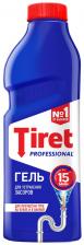Гель для устранения и профилактики засоров Tiret Professional 1л Гель для устранения и профилактики засоров Tiret Professional 1л