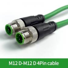 Соединительный кабель M12 к RJ45 M12 8-контактный 4-контактный кодирование аналого-цифрового типа для экранирования линии RJ45 Ethernet Profinet Соединительный кабель M12 к RJ45 M12 8-контактный 4-контактный кодирование аналого-цифрового типа для экранирования линии RJ45 Ethernet Profinet