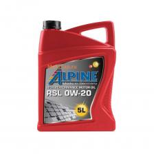Масло моторное синтетическое Alpine RSL 0W-20 5L 100192 Масло моторное синтетическое Alpine RSL 0W-20 5L 100192