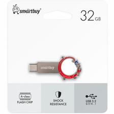 UFD 3.0/3.1 накопитель Smartbuy 032GB Metal Snake Dual Type-C/Type-A (SB32GB3MSN), цена за 1 шт UFD 3.0/3.1 накопитель Smartbuy 032GB Metal Snake Dual Type-C/Type-A (SB32GB3MSN), цена за 1 шт