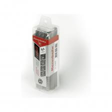 Сверло по металлу RENNBOHR COBALT PROM, HSS-Co, Р6М5К5. Сверла спиральные с цилиндрическим хвостовиком изготовлены из высококачественной быстрорежущей стали P6M5K5/HSS-CO с 5% содержанием кобальта, методом врезного шлифования из цельных, окончательно обработанных заготовок. Класс точности сверления отверстий повышенный — A1. Угол заточки вершины сверла 135°, наличие подточки перемычки на вершине сверла (Split Point), не требуют предварительного накернивания. Сверла из легированной стали с содержанием кобальта при длительном нагреве не меняют своих характеристик. Имеют крайне высокий срок службы. Применяются для сверления отверстий в нержавеющих сталях, жаропрочных и жаростойких сталях, легированных, высокопрочных конструкционных сталях на универсальном оборудовании, специальных станках с ЧПУ и автоматических линиях. Возможно сверление отверстия глубиной более 4 диаметров без вывода сверла для удаления стружки. Внимание, изображение товара может отличаться от реального! Верные параметры указаны в технических характеристиках товара. Сверло по металлу RENNBOHR COBALT PROM, HSS-Co, Р6М5К5. Сверла спиральные с цилиндрическим хвостовиком изготовлены из высококачественной быстрорежущей стали P6M5K5/HSS-CO с 5% содержанием кобальта, методом врезного шлифования из цельных, окончательно обработанных заготовок. Класс точности сверления отверстий повышенный — A1. Угол заточки вершины сверла 135°, наличие подточки перемычки на вершине сверла (Split Point), не требуют предварительного накернивания. Сверла из легированной стали с содержанием кобальта при длительном нагреве не меняют своих характеристик. Имеют крайне высокий срок службы. Применяются для сверления отверстий в нержавеющих сталях, жаропрочных и жаростойких сталях, легированных, высокопрочных конструкционных сталях на универсальном оборудовании, специальных станках с ЧПУ и автоматических линиях. Возможно сверление отверстия глубиной более 4 диаметров без вывода сверла для удаления стружки. Внимание, изображение товара может отличаться от реального! Верные параметры указаны в технических характеристиках товара.