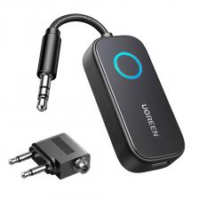 Адаптер Bluetooth UGREEN CM672 (35222A) Bluetooth 5.2 Audio Transmitter&Receiver с адаптером для наушников в самолете, серый 35222A Адаптер Bluetooth UGREEN CM672 (35222A) Bluetooth 5.2 Audio Transmitter&Receiver с адаптером для наушников в самолете, серый 35222A