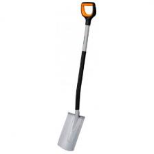 Лопата штыковая с закругленным лезвием Fiskars Xact (1066730) Лопата штыковая с закругленным лезвием Fiskars Xact (1066730)