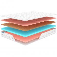 Матрас Оптима Ролл Массаж Кокос относится к беспружинной серии моделей. Доставка в виде рулона позволяет перевозить такое изделие очень удобно и не накладно. Степень мягкости сторон изделия различна, здесь присутствуют средняя жёсткость и выше среднего.Наполнители: Данный матрас примечателен массажной функцией – он оказывает деликатное воздействие на тело человека. Стимуляция осуществляется за счёт слоёв уникальной пены Массаж Фоам. Она расположена непосредственно у спальных поверхностей. Материал получил специальную форму – особый вид выпуклой резки. Многочисленные бугорки способствуют приятному воздействию. Массаж усиливает кровообращение и циркуляцию лимфы. В результате такой работы снимаются отеки, а расслабление приходит намного быстрее. Ещё один вид пены, который присутствует в матрасе – это Баланс Фоам. Материал представляет собой ППУ и обладает 100% гипоаллергенным составом. Слой отличается выраженной плотностью и отлично удерживает вес тела. Третий компонент матраса – койра кокоса. Очень жёсткая плита с ярко выраженным эффектом поддержки. Материал в первую очередь ценится из-за ортопедических свойств. Он способен правильно адаптироваться под позвоночник и дарить ему полноценную опору во всех зонах.Чехол: Матрас изготавливается в чехле из трикота. Его дополняет уютная стёжка по синтепону. С одной стороны, такая обивка отличается высокой прочностью, а с другой очень комфортна к телу. Матрас Оптима Ролл Массаж Кокос относится к беспружинной серии моделей. Доставка в виде рулона позволяет перевозить такое изделие очень удобно и не накладно. Степень мягкости сторон изделия различна, здесь присутствуют средняя жёсткость и выше среднего.Наполнители: Данный матрас примечателен массажной функцией – он оказывает деликатное воздействие на тело человека. Стимуляция осуществляется за счёт слоёв уникальной пены Массаж Фоам. Она расположена непосредственно у спальных поверхностей. Материал получил специальную форму – особый вид выпуклой резки. Многочисленные бугорки способствуют приятному воздействию. Массаж усиливает кровообращение и циркуляцию лимфы. В результате такой работы снимаются отеки, а расслабление приходит намного быстрее. Ещё один вид пены, который присутствует в матрасе – это Баланс Фоам. Материал представляет собой ППУ и обладает 100% гипоаллергенным составом. Слой отличается выраженной плотностью и отлично удерживает вес тела. Третий компонент матраса – койра кокоса. Очень жёсткая плита с ярко выраженным эффектом поддержки. Материал в первую очередь ценится из-за ортопедических свойств. Он способен правильно адаптироваться под позвоночник и дарить ему полноценную опору во всех зонах.Чехол: Матрас изготавливается в чехле из трикота. Его дополняет уютная стёжка по синтепону. С одной стороны, такая обивка отличается высокой прочностью, а с другой очень комфортна к телу.