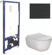 Комплект Berges Wasserhaus Novum кнопка черная 047215 Комплект Berges Wasserhaus Novum кнопка черная 047215