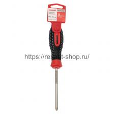 Rexant Отвертка крестовая PZ 2х100 мм, трехкомпонентная рукоятка, сталь S2, 12-6415-1 1 шт Rexant Отвертка крестовая PZ 2х100 мм, трехкомпонентная рукоятка, сталь S2, 12-6415-1 1 шт