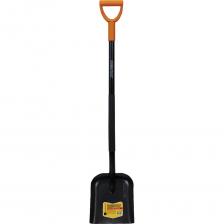 Совковая стальная лопата RABBITEX "STRONG METAL" из закаленной легированной стали поможет вам в садовых и строительных работах. Высокое качество материалов, эргономичная ручка и универсальная длина помогут вам сделать работу легче и продуктивнее Совковая стальная лопата RABBITEX "STRONG METAL" выполнена из закаленной легированной стали. Закаленное рабочее полотно и стальной черенок овального сечения легко справятся с любыми нагрузками и прослужат вам долгие годы. Универсальное применение – от уборки в саду до работы со строительными материалами. Форма ковша с бортиками идеально подходит для тяжелых почв, щебня, песка и зерна, а надежное сварное соединение рабочей части и черенка обеспечивает дополнительную надежность. Эргономичный дизайн включает закругленную верхнюю кромку рабочего полотна для комфортного нажатия ногой и удобную рукоятку универсального размера, позволяющую работать как в перчатках, так и без них. Размер рабочей части и продуманная геометрия лопаты сделают работу максимально эффективной. На черенке лопаты также есть противоскользящая накладка для наиболее комфортной и быстрой работы без скольжения рук. Идеально подходит для дачных участков, строительных работ и работы с сыпучими материалами. Совковая стальная лопата RABBITEX "STRONG METAL" из закаленной легированной стали поможет вам в садовых и строительных работах. Высокое качество материалов, эргономичная ручка и универсальная длина помогут вам сделать работу легче и продуктивнее Совковая стальная лопата RABBITEX "STRONG METAL" выполнена из закаленной легированной стали. Закаленное рабочее полотно и стальной черенок овального сечения легко справятся с любыми нагрузками и прослужат вам долгие годы. Универсальное применение – от уборки в саду до работы со строительными материалами. Форма ковша с бортиками идеально подходит для тяжелых почв, щебня, песка и зерна, а надежное сварное соединение рабочей части и черенка обеспечивает дополнительную надежность. Эргономичный дизайн включает закругленную верхнюю кромку рабочего полотна для комфортного нажатия ногой и удобную рукоятку универсального размера, позволяющую работать как в перчатках, так и без них. Размер рабочей части и продуманная геометрия лопаты сделают работу максимально эффективной. На черенке лопаты также есть противоскользящая накладка для наиболее комфортной и быстрой работы без скольжения рук. Идеально подходит для дачных участков, строительных работ и работы с сыпучими материалами.