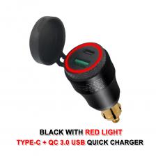 Зарядное устройство для мотоцикла QC 3,0 USB PD Type-C с переключателем, аксессуары для BMW R1200RT R1200GS R1250GS R1300GS ADV R12 F800GS F800GT Зарядное устройство для мотоцикла QC 3,0 USB PD Type-C с переключателем, аксессуары для BMW R1200RT R1200GS R1250GS R1300GS ADV R12 F800GS F800GT