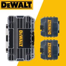 DEWALT TSTAK Mini Tough Tool Case Черный Средний 1 шт. Маленький набор из 2 предметов Многофункциональный штабелируемый ящик для хранения деталей с твердым корпусом DEWALT TSTAK Mini Tough Tool Case Черный Средний 1 шт. Маленький набор из 2 предметов Многофункциональный штабелируемый ящик для хранения деталей с твердым корпусом