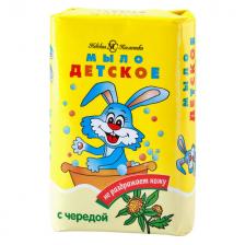 мыло НЕВСКАЯ КОСМЕТИКА Детское с чередой 90г мыло НЕВСКАЯ КОСМЕТИКА Детское с чередой 90г