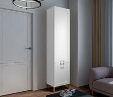 Шкаф-пенал Ассоль СБ-3430 Белый/МДФ Белый Шкаф-пенал Ассоль СБ-3430 Белый/МДФ Белый