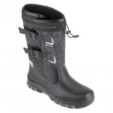 Сапоги PROSAFE изготовлены из натуральной кожи в комбинации с текстилем. Мембранный материал обеспечивает комфортный микроклимат внутри обуви. Подкладка и вкладная стелька выполнена из шерстяного меха (шерсть- 70%, плотность 900 гр).Голенище регулируется по ширине за счет мягкого клапана и фиксируется на ноге с помощью двух застежек и эластичного шнурка с фиксатором в верхей части.Светоотражающие элементы в пяточной и боковой части.Подошва- двухслойная, литьевого метода крепления.Промежуточный слой изготовлен из ПУ с внутренней амортизирующей вставкой в пяточной части подошвы.Ходовой слой изготовлен из износостойкого, термостойкого нитрила, обеспечивающего отличное сцепление с любой поверхностью. Композитный подносок, ударной прочностью 200Дж, обеспечивает защиту пальцев стопы.Глубина протектора составляет 5 мм.Сапоги не содержат металлических деталей.Защищают от статического электричества. Сапоги PROSAFE изготовлены из натуральной кожи в комбинации с текстилем. Мембранный материал обеспечивает комфортный микроклимат внутри обуви. Подкладка и вкладная стелька выполнена из шерстяного меха (шерсть- 70%, плотность 900 гр).Голенище регулируется по ширине за счет мягкого клапана и фиксируется на ноге с помощью двух застежек и эластичного шнурка с фиксатором в верхей части.Светоотражающие элементы в пяточной и боковой части.Подошва- двухслойная, литьевого метода крепления.Промежуточный слой изготовлен из ПУ с внутренней амортизирующей вставкой в пяточной части подошвы.Ходовой слой изготовлен из износостойкого, термостойкого нитрила, обеспечивающего отличное сцепление с любой поверхностью. Композитный подносок, ударной прочностью 200Дж, обеспечивает защиту пальцев стопы.Глубина протектора составляет 5 мм.Сапоги не содержат металлических деталей.Защищают от статического электричества.