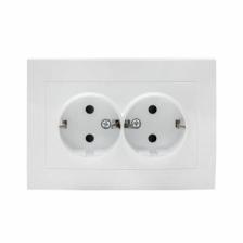 EKF Валенсия розетка 2-местная с/з 16А белая с защитными шторками EWR16-128-10 1 шт EKF Валенсия розетка 2-местная с/з 16А белая с защитными шторками EWR16-128-10 1 шт