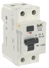 IEK ARMAT Выключатель дифференциального тока R10N 2P 63А 30мА тип AC, AR-R10N-2-063C030 1 шт IEK ARMAT Выключатель дифференциального тока R10N 2P 63А 30мА тип AC, AR-R10N-2-063C030 1 шт